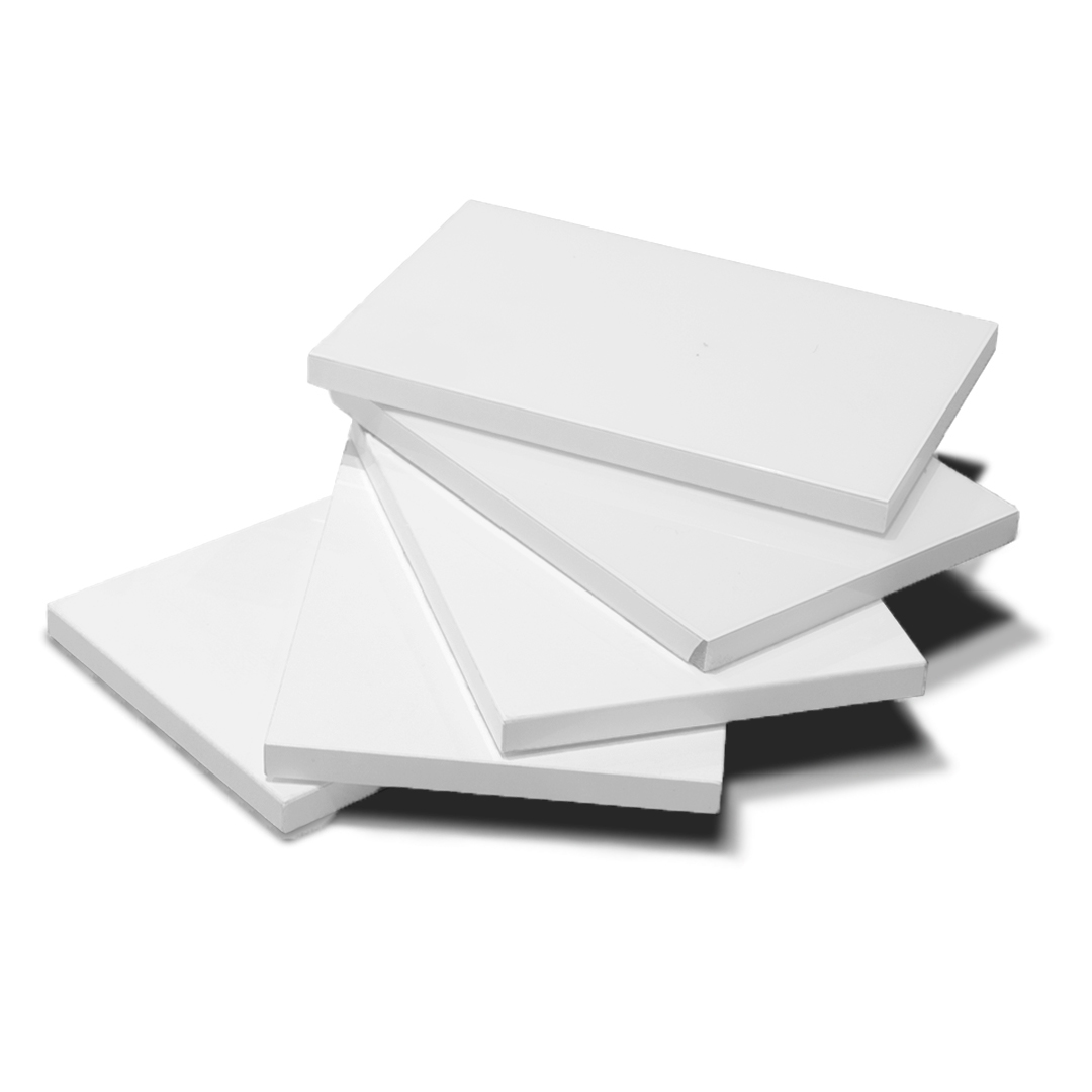 Set of White Colour Laminates | Material Depot